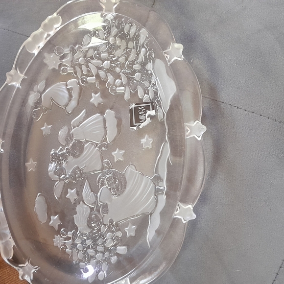 Mikasa Clear Crystal Christmas Holliday Star Dish NWT - Picture 8 of 11